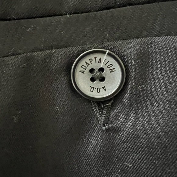 Black adaptation pants with stripes on sides - Picture 5 of 5